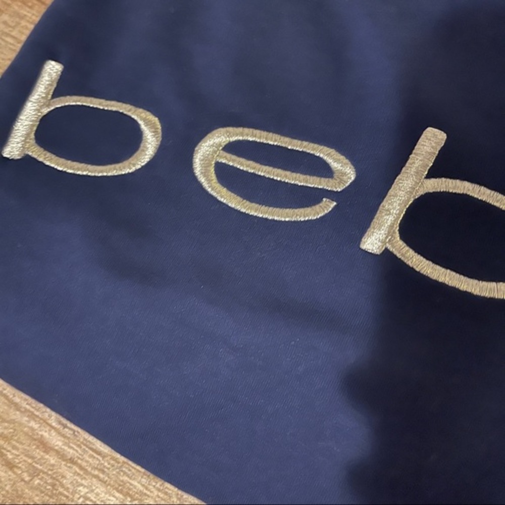Bebe Sport Logo Blue Sweater - Picture 3 of 5